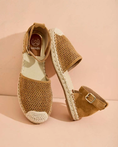Royalfashion Damen Felle Espadrilles