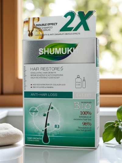 Shumukh 2-in-1 Shampoo und Serum zur Stimulierung des Haarwachstums