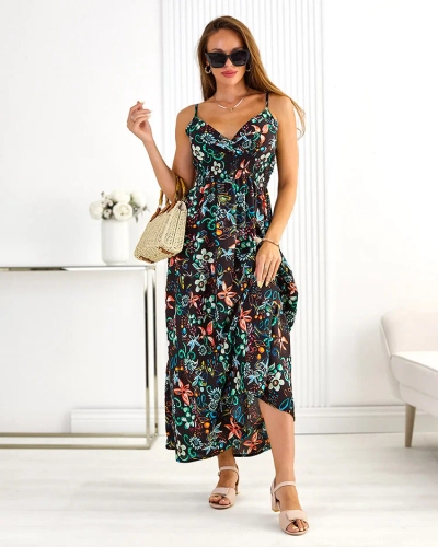 Royalfashion Damen Midikleid aus Baumwolle