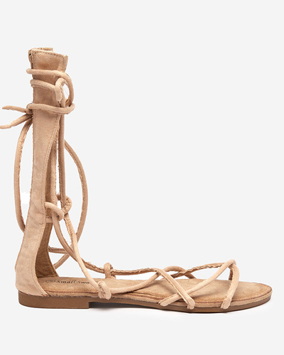 Бежеві сандалі гладіатори Jeniso - Footwear