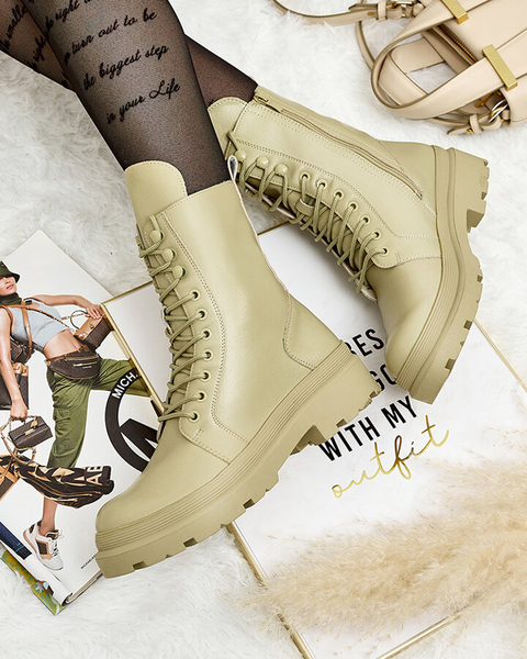 Royalfashion Eco leather women's bagger boots Vederme