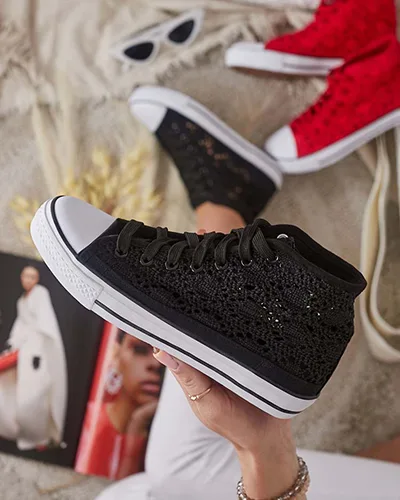 Royalfashion Damen durchbrochene Nictz Sneakers