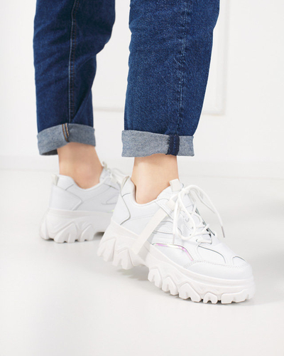 OUTLET Damen Sportschuhe, Turnschuhe, weiß Biutiza - Schuhe