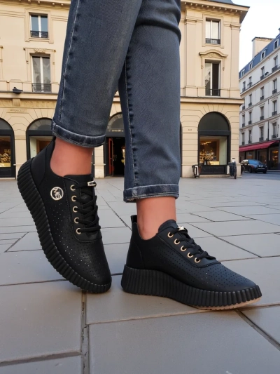 Royalfashion Damen sportive luftige Sneakers Jovenes