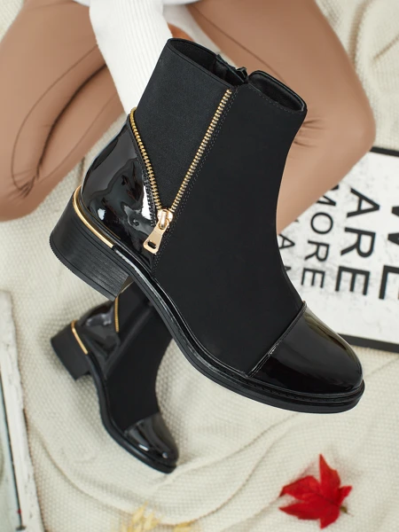 Damen Stiefeletten Öko-Leder Selyrix