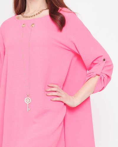 Pinkes Damen-Minikleid Kleidung