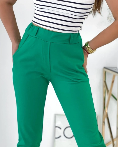 Royalfashion Dunkelgrüne Damen Teggings