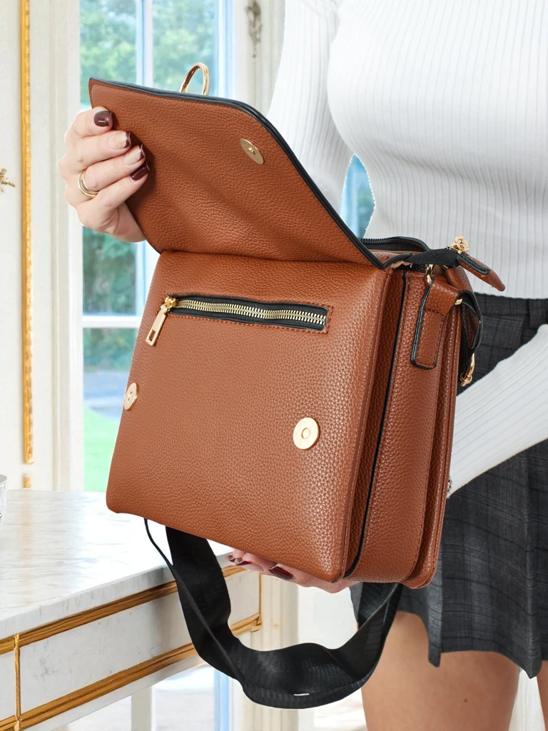 Kleine Damenhandtasche aus Öko-Leder Luniva