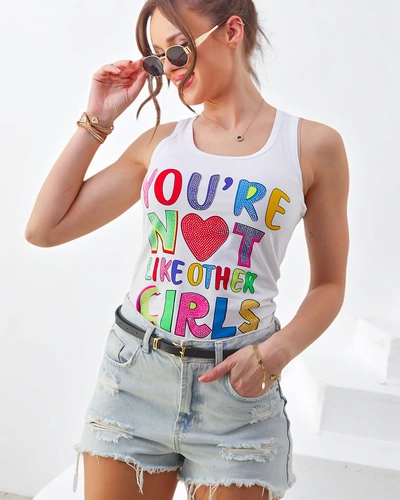 Royalfashion Damen Baumwoll-Top mit Trägern und einzigartigen Printmotiven