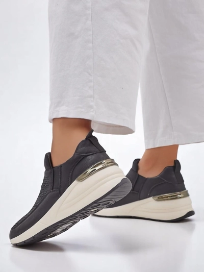 Royalfashion Slip-On Damen Sportschuhe mit Strass Elera