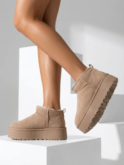 Royalfashion Жіночі короткі черевики а-ля снігоступи Ozozi