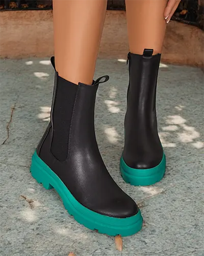 Royalfashion Eko Leder Damenstiefel Ereste