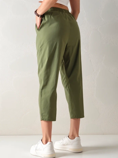 Royalfashion Gerade Damenstoffhose 7/8