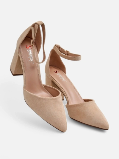 Royalfashion Damen-Eco-Suede-Pumps Caldeno