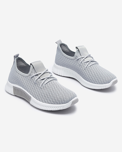 Graue Sportschuhe für Damen aus Stoff Vobbu- Footwear