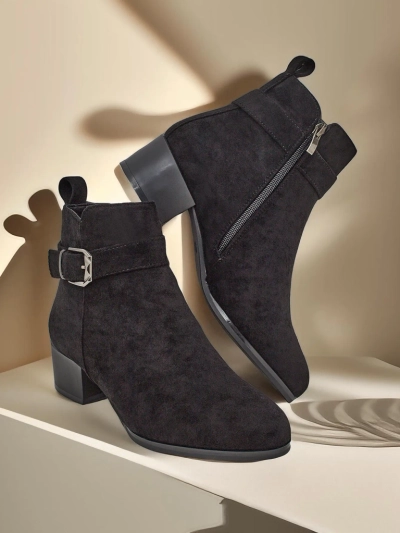 Ботильйони Elegante Nero з Екошкіри