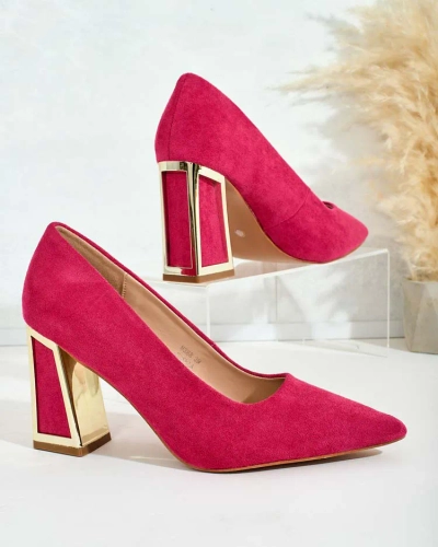 Royalfashion Damen Pumps mit dekorativem Absatz Badilla