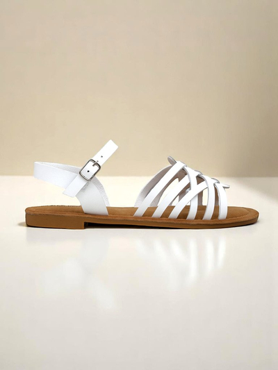 Royalfashion Damen-Sandalen mit dekorativen Riemchen Livia