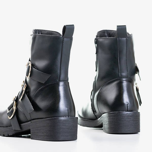 Жіночі чорні сумки із золотими пряжками Sytielia - Взуття