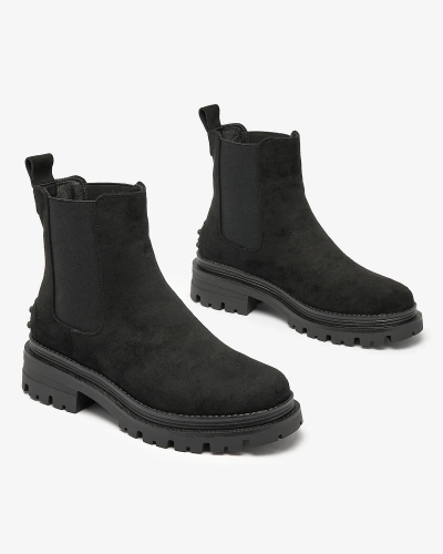 Royalfashion Schwarze isolierte Damenstiefel Comfy Walk