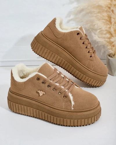 Royalfashion Утеплені жіночі кросівки з хутром Noxu