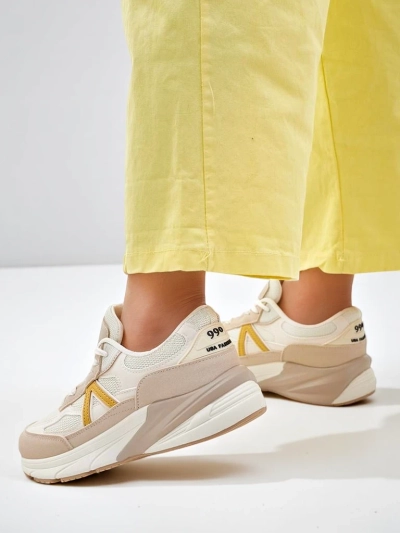 Royalfashion Damen Sport Sneakers auf einer dickeren Sohle Moderax