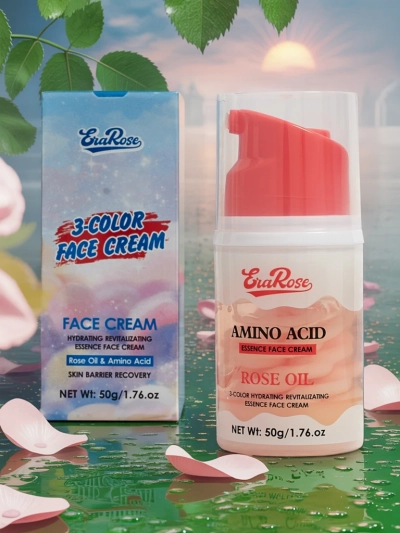 ERAROSE Gesichtscreme mit Aminosäuren- spendet Feuchtigkeit, regeneriert und stärkt die Haut