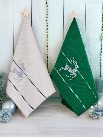 Royalfashion Urlaubs-Handtuchset Frohes neues Jahr