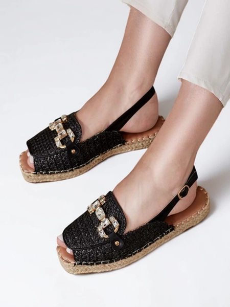 Royalfashion Damen-Espadrilles mit abgetrennten Zehen