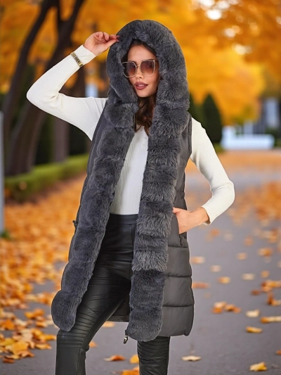 Royalfashion Damenjacke mit abnehmbaren Ärmeln