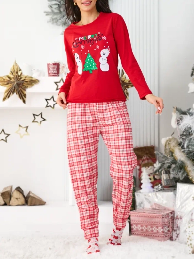 Royalfashion Christmas Cotton Women's Pajamas