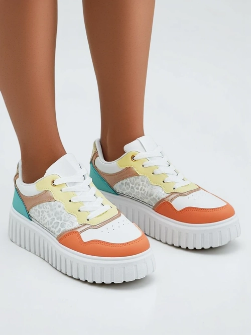 Royalfashion Жіночі спортивні кросівки на платформі Panterr