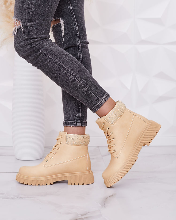 Royalfashion Damen Trapper Karamellia