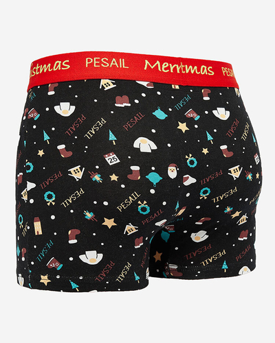 Royalfashion Herren Boxershorts mit Weihnachtsmuster