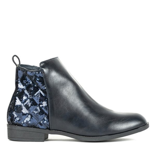 Сині черевики з блискітками Pajetka - Взуття