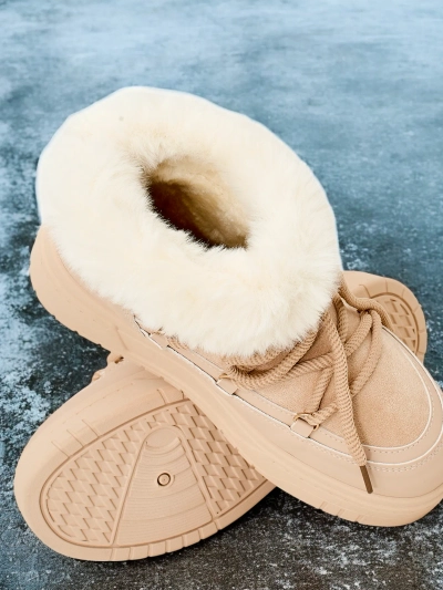 Royalfashion Damen Schnürschnee stiefel Moniuc