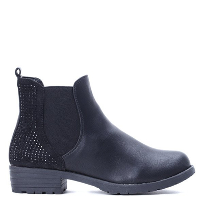 Black boots from eco leather Oustien - Footwear