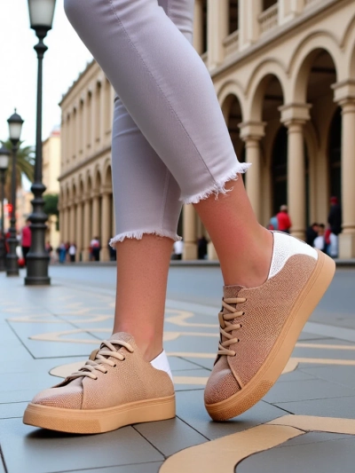 Royalfashion Damenstoffsportschuhe Esellaf
