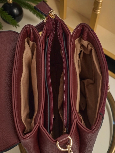 Kleine Damenhandtasche aus Öko-Leder Aurella