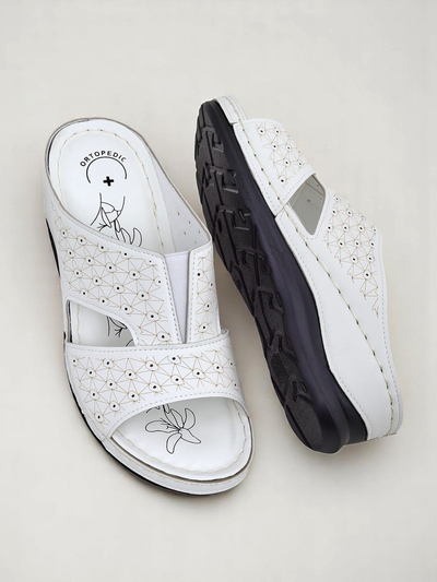 Royalfashion Damen Pantoletten mit dicker Sohle Nova Step