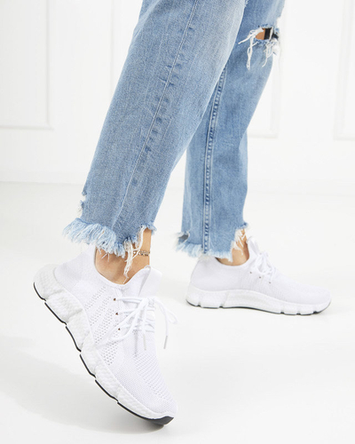 OUTLET Weiße Slip-On-Sneakers Pokerina für Damen - Schuhe