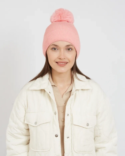 Royalfashion Damenmütze mit Pompon