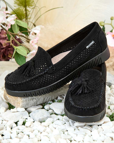 Royalfashion Damen durchbrochene Mokassins Molaffa