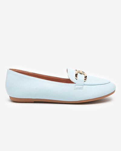 Blaue Damen-Slipper aus Kunstleder Kesine - Footwear