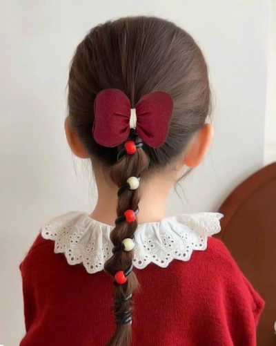 Royalfashion Haargummi mit Schleife Ribbon Coil