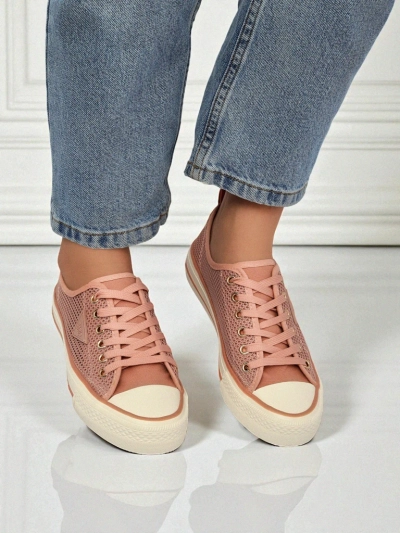 Royalfashion Damen perforierte Sneakers Rebbse