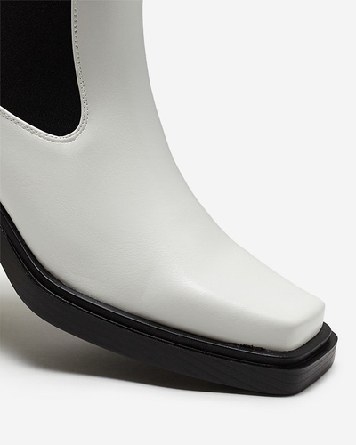 Weiße hohe Damen-Stiefel Darran - Footwear