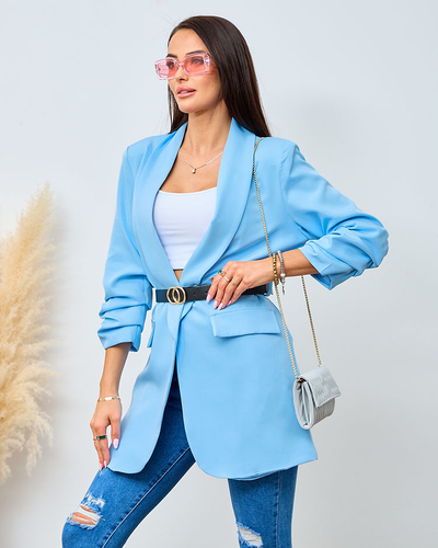 Royalfashion Damenblazer mit Gürtel