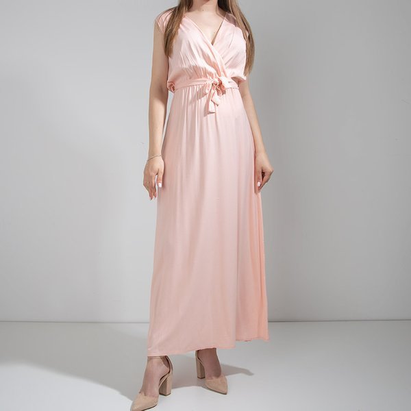 Pinkes Damen-Maxikleid - Kleidung