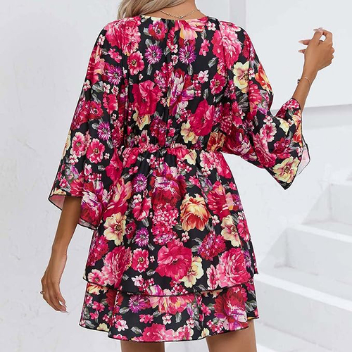 Жіноча міні-сукня Royalfashion з оригінальним візерунком